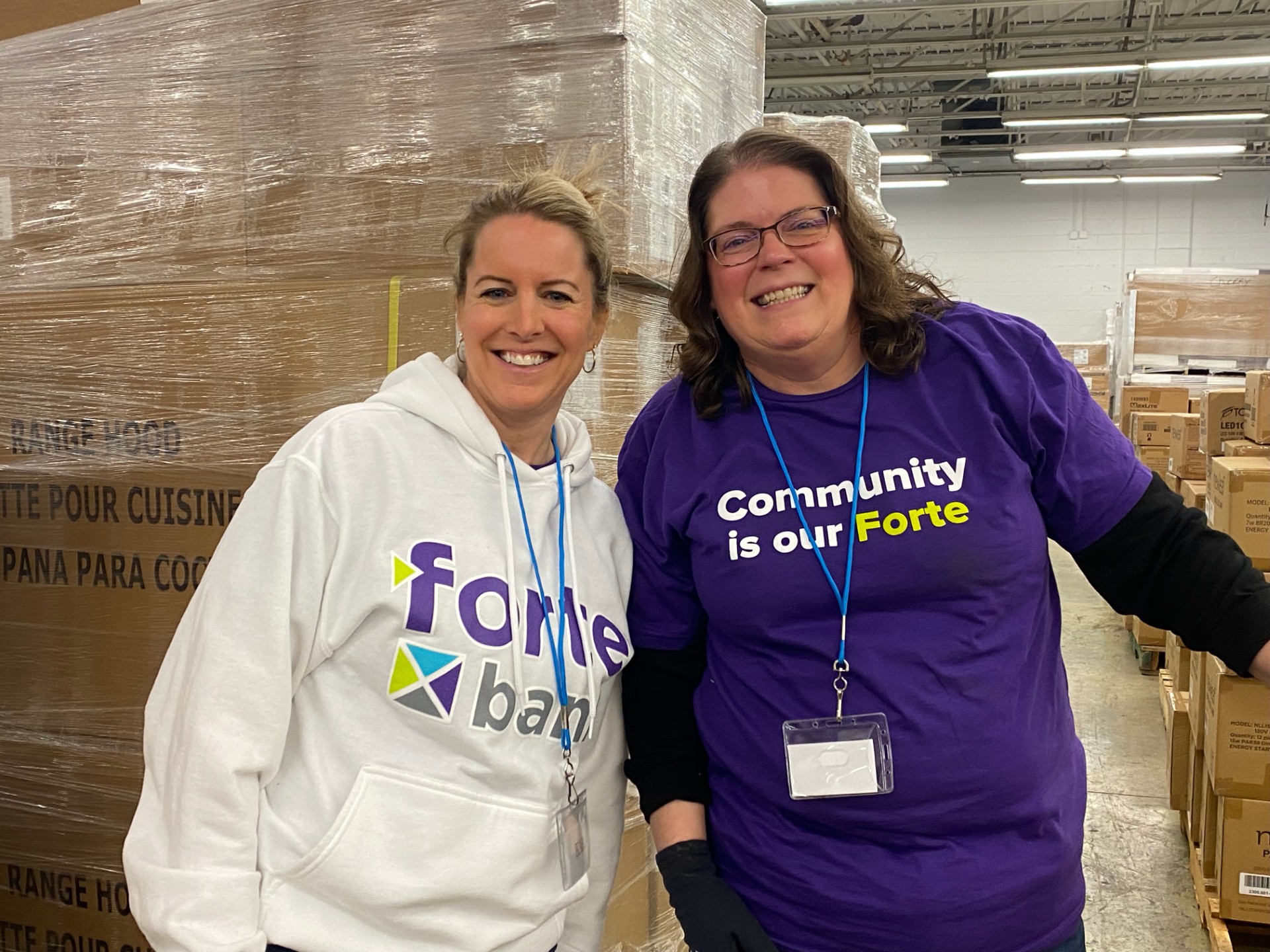 two Forte Bank employees