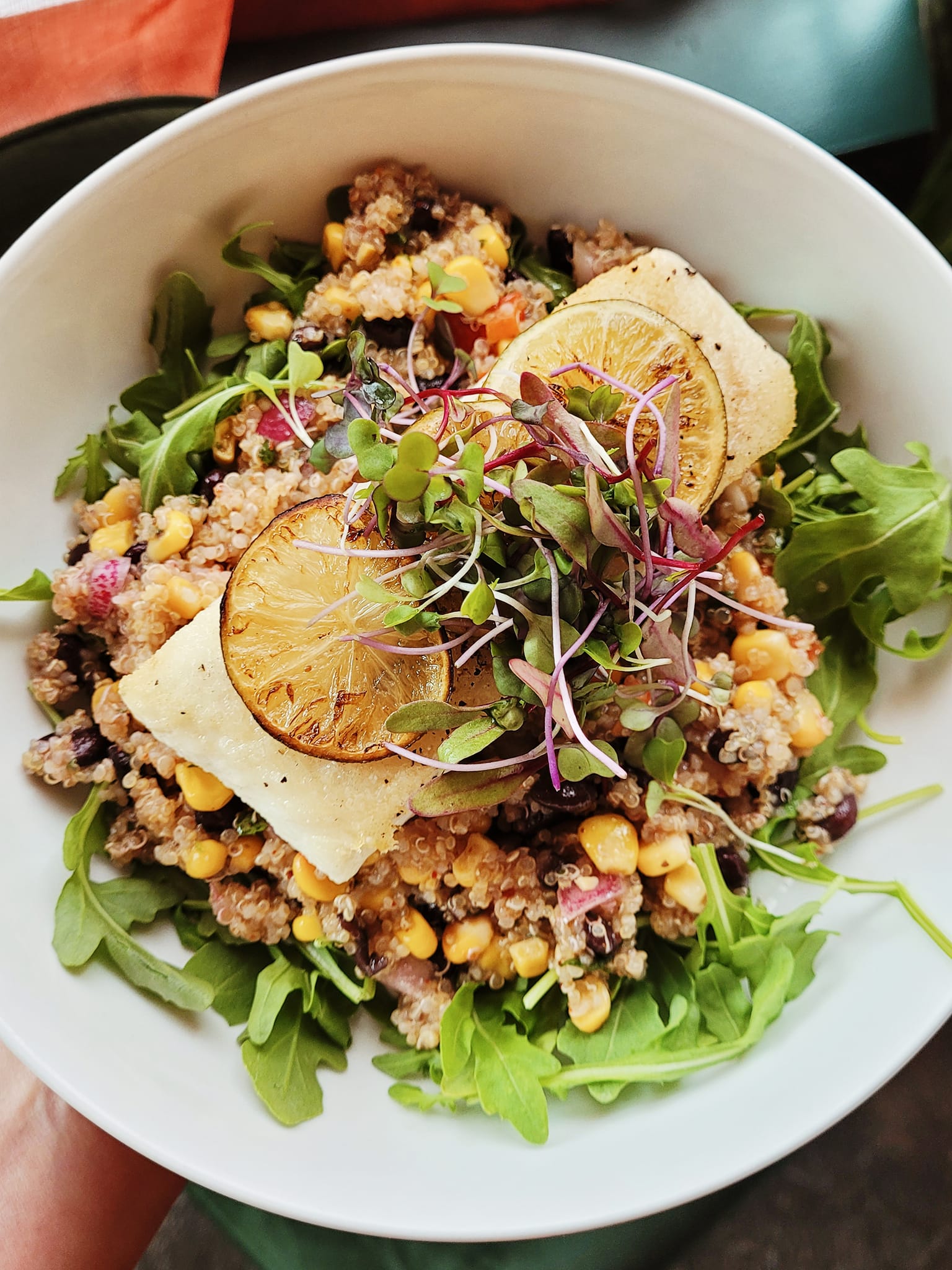 an impressive salad from The Grün Hexe