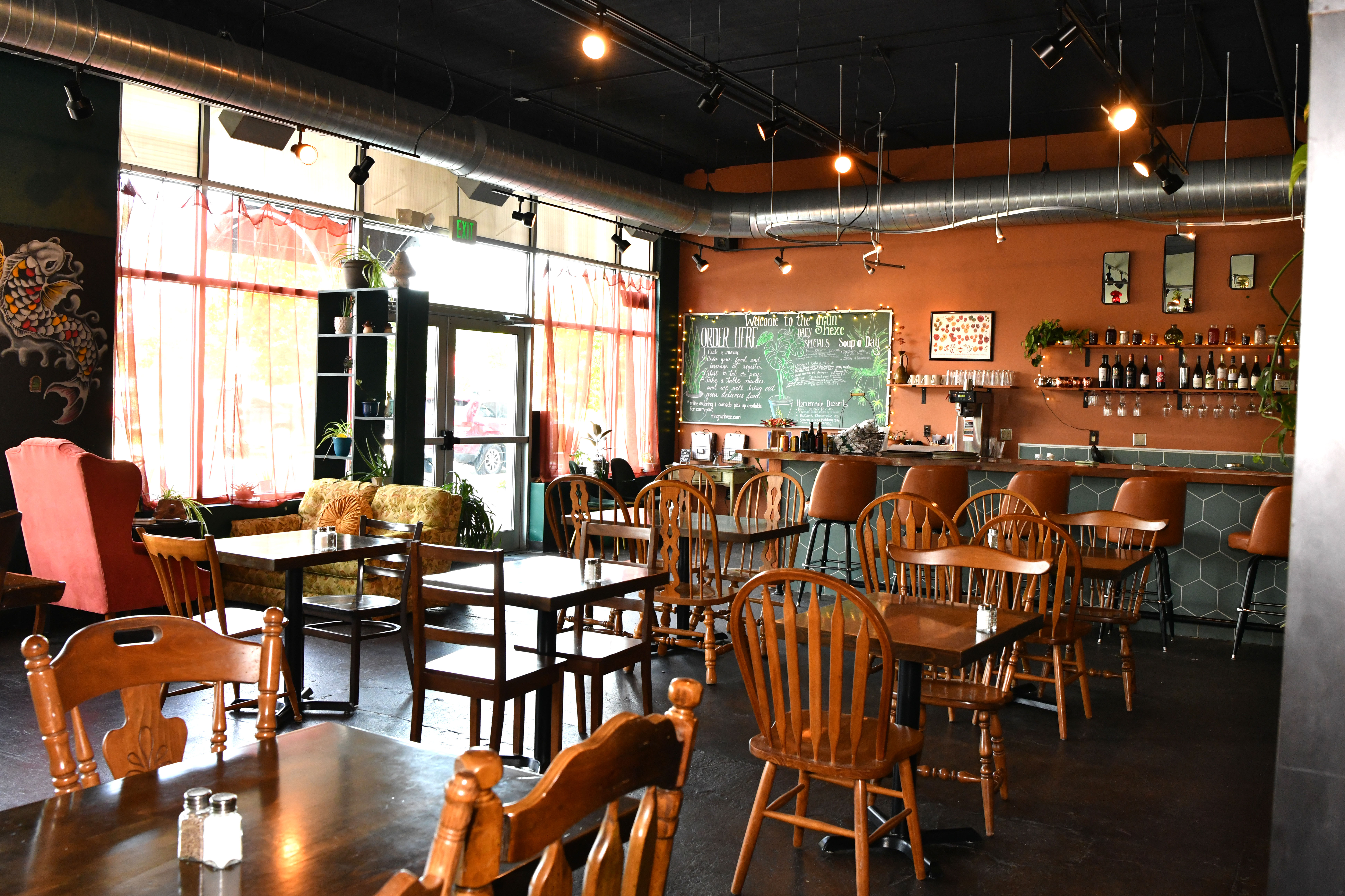 The Grün Hexe restaurant interior